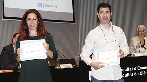 Judit Esteban i Toni Cardona, guanyadors del Premi CIEU 2019 de l'Escola