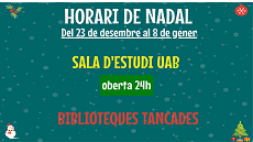 Horaris de Nadal