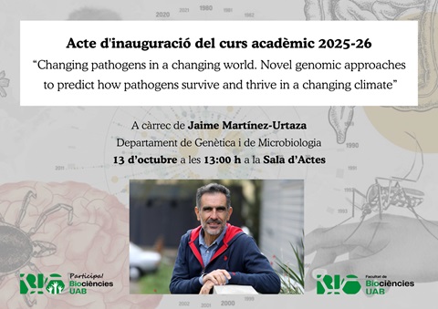 Inaguració del curs de la Facultat de Biociències 2025-26
