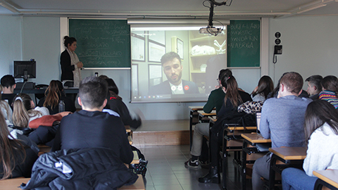 Xerrada sobre l'experiència professional de Sergio Gómez, Graduat en Direcció Hotelera