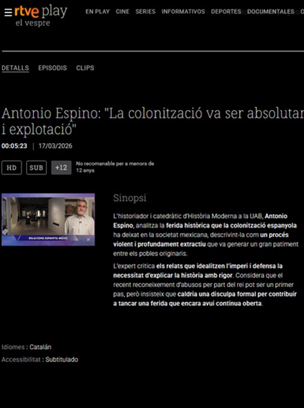 Antonio Espino a TVE
