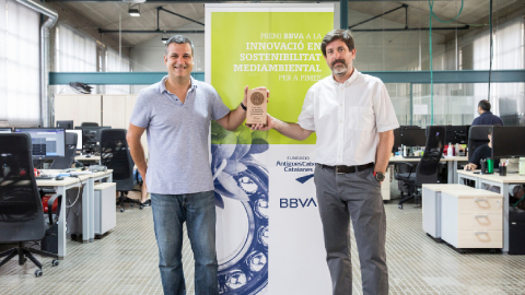 AEInnova guanya el Premi BBVA a la Innovació en Sostenibilitat Mediambiental