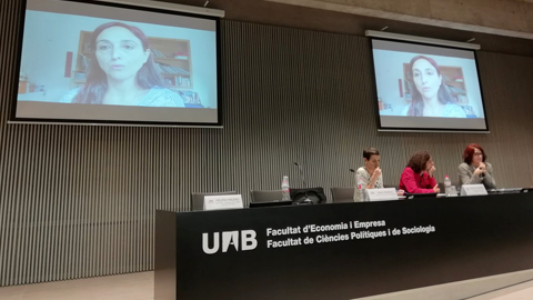 Inauguració del curs a la Facultat de Ciències Polítiques i Sociologia.