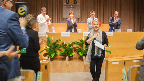 Rosa Maria Calaf, a la inauguració del curs 2016-2017