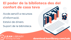 Rètol del cartell de Lean Library