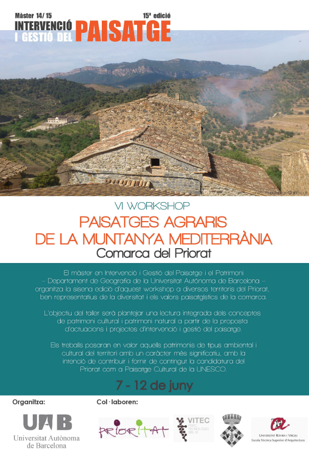 Workshop Postgrau Paisatge