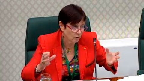 La rectora Margarita Arboix, al Parlament de Catalunya
