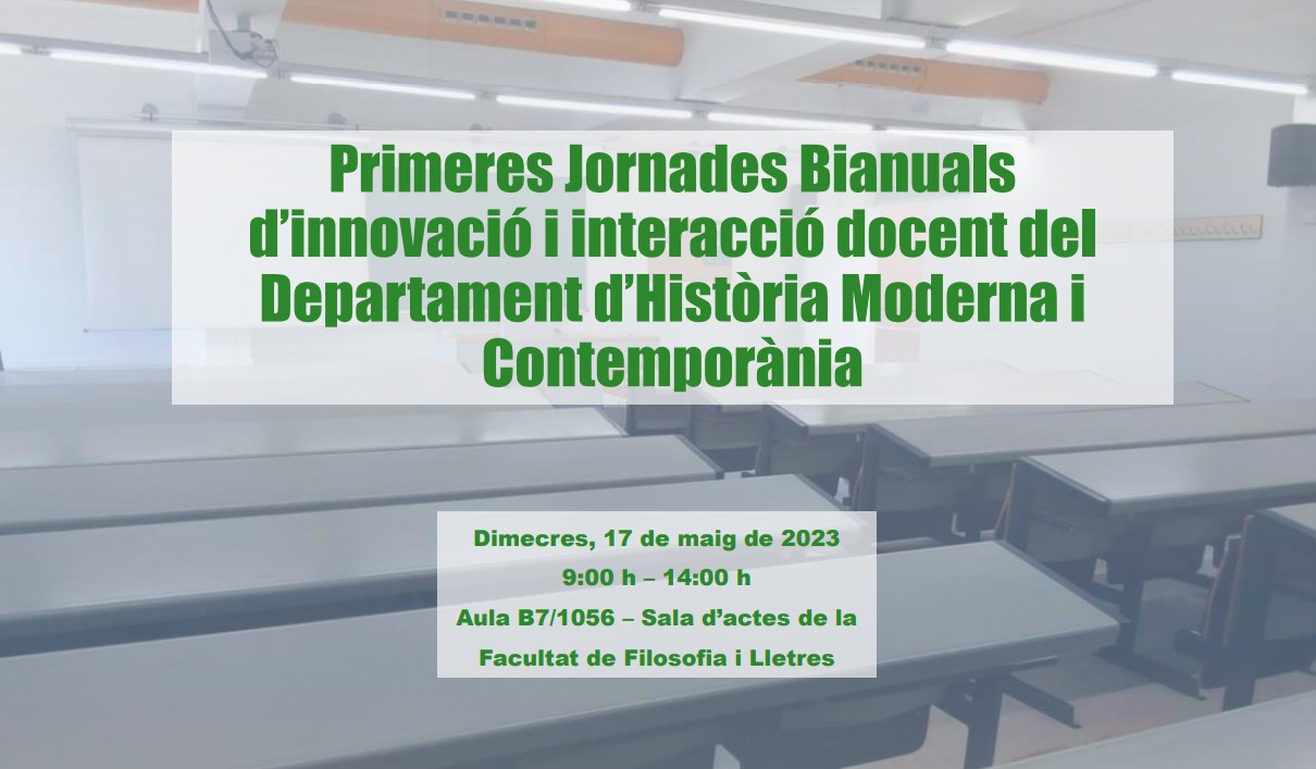 Cartell de les jornades