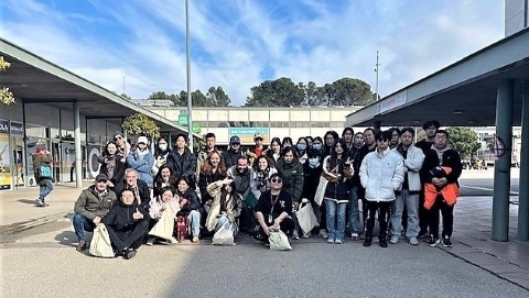 Estudiants xinesos del CAU visiten el campus