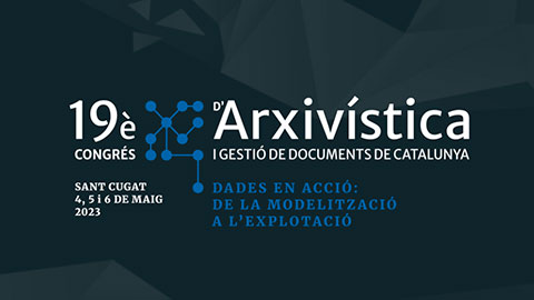 Cartell del congrés d'arxivers