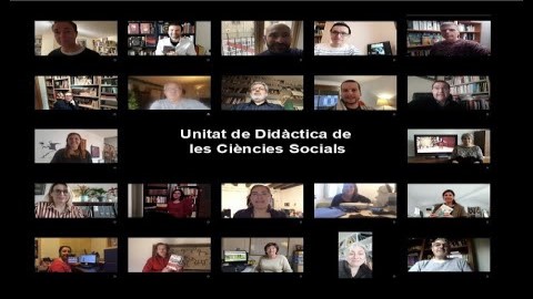 Imatge del professorat de la unitat didàctica de ciències socials