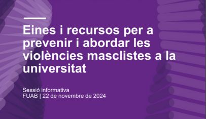 Eines i recursos per prevenir i abordar les violències masclistes a la universitat