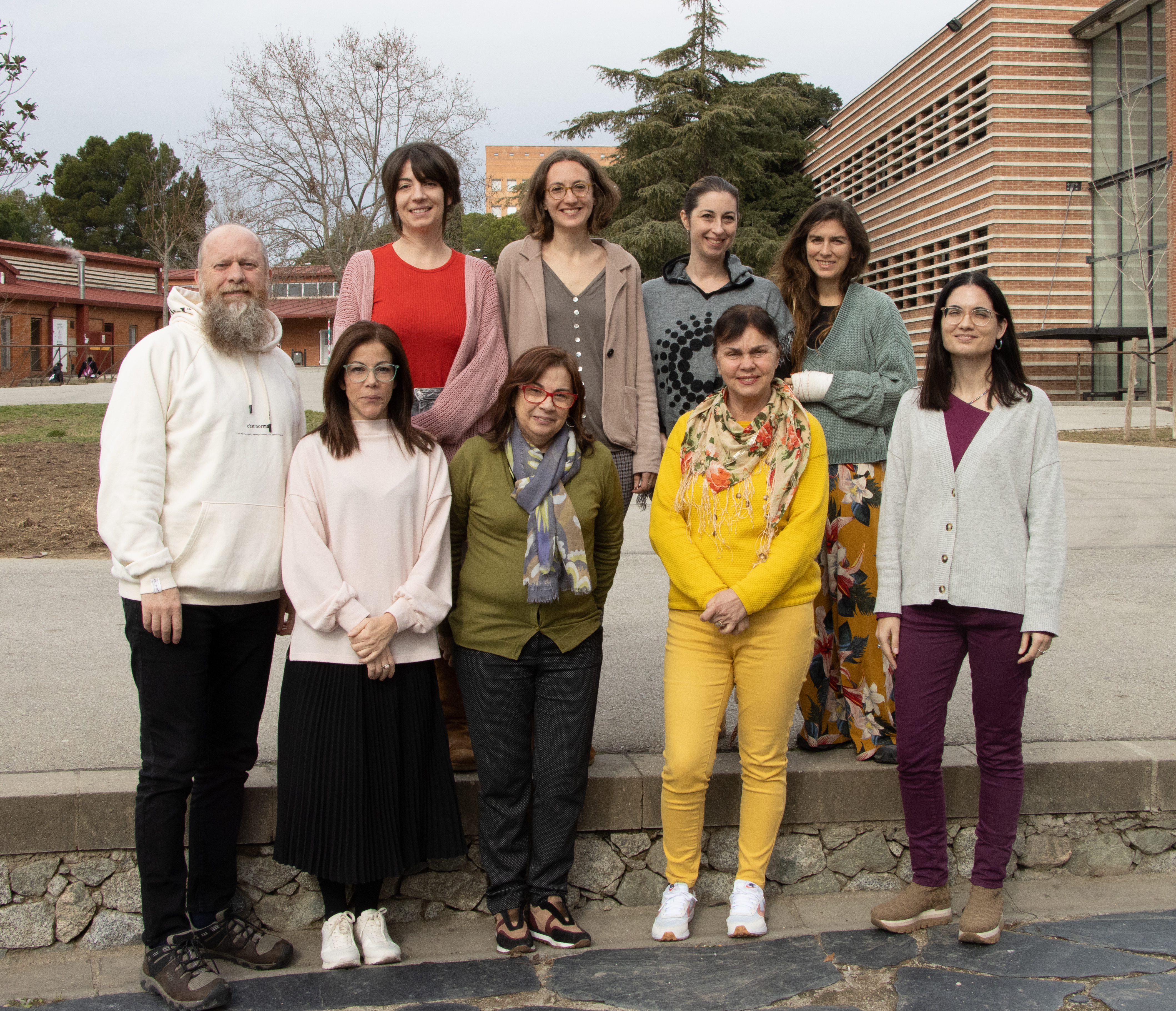 Fotografia grupal dels participants i organitzadors del projecte FLED.