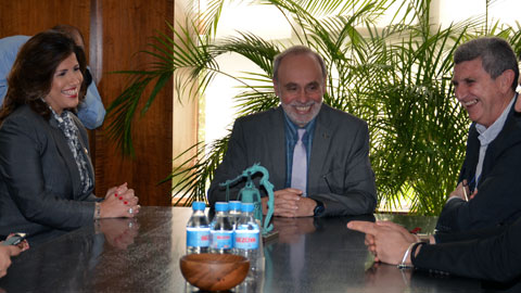 Visita de Margarita Cedeño, vicepresidenta de la República Dominicana