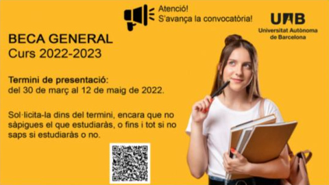 El termini per a demanar les beques ha sigut avançat aquest any
