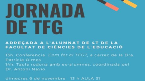 Cartell Jornada treball Fi de Grau