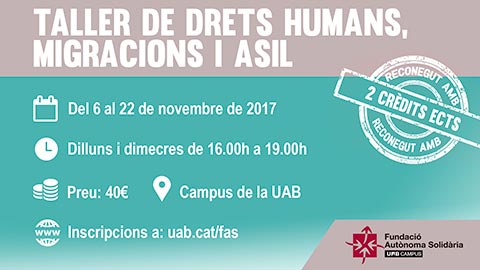 Taller: Drets humans, migracions i asil
