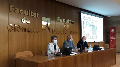 Acte de celebració del 50è aniversari de la Facultat de Ciències