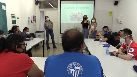 Estudiantes de Psicología imparten un taller en Andi Sabadell