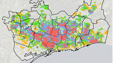 Mapegen la vitalitat urbana de Barcelona