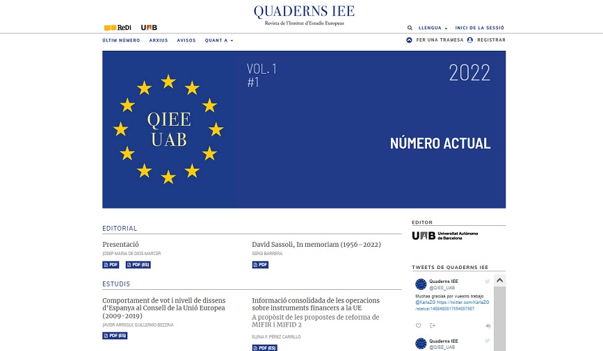 Quaderns IEE