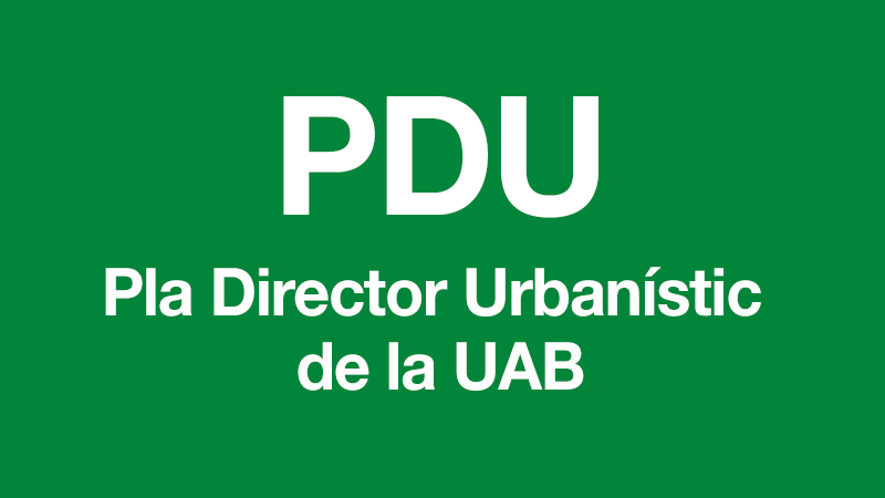 Pla Director Urbanístic de la UAB