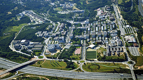 Vista aèria del campus de la UAB