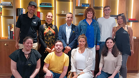 Participants a la trobada d'alumni a Nova York