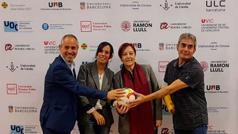 Presentación de los Campeonatos de Cataluña Universitarios en Sabadell