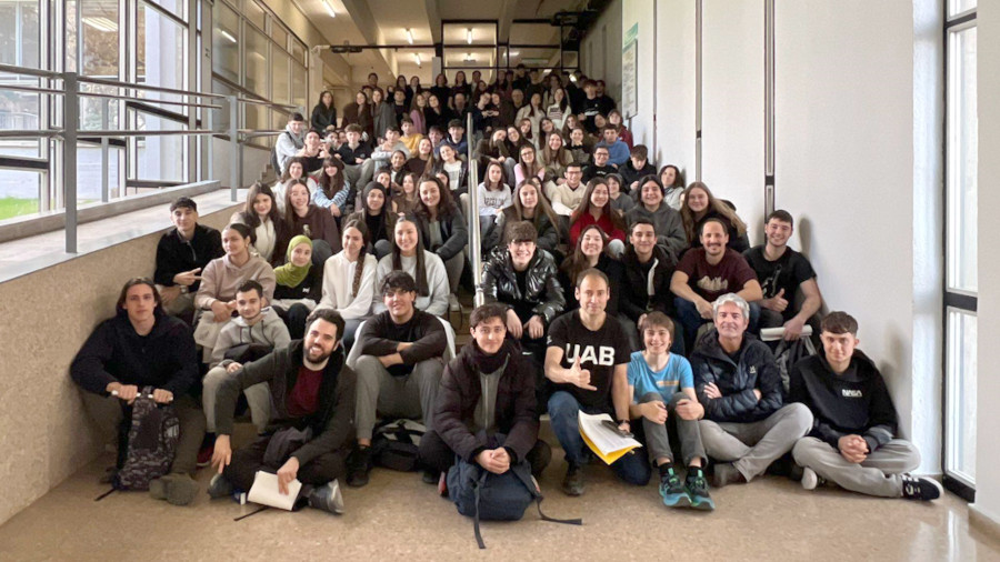 Participants a l'Olimpiada Geològica a la UAB