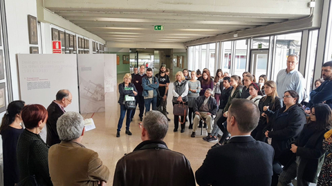 Inauguració de l'exposició sobre la Primera Guerra Mundial