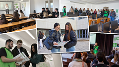 Collage amb imatges de les Jornades de Portes Obertes UAB