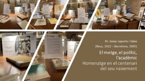 Exhibition celebrating the centenary of the birth of Doctor Josep Laporte i Salas