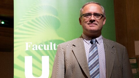 Fotografia de José Antonio Fernández Amor, Síndic de la Facultat de Dret