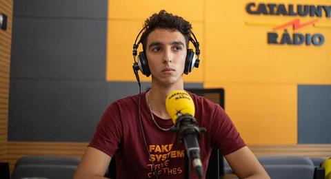 Alaaddine Azzouzi, exalumne de periodisme, a Catalunya Ràdio