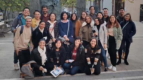 Visita dels estudiants del Màster en Gestió Turística del Patrimoni Cultural a Manresa