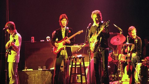 Fotografia de Bob Dylan a un concert
