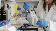 Investigadors en la Facultat de Biociències de la UAB