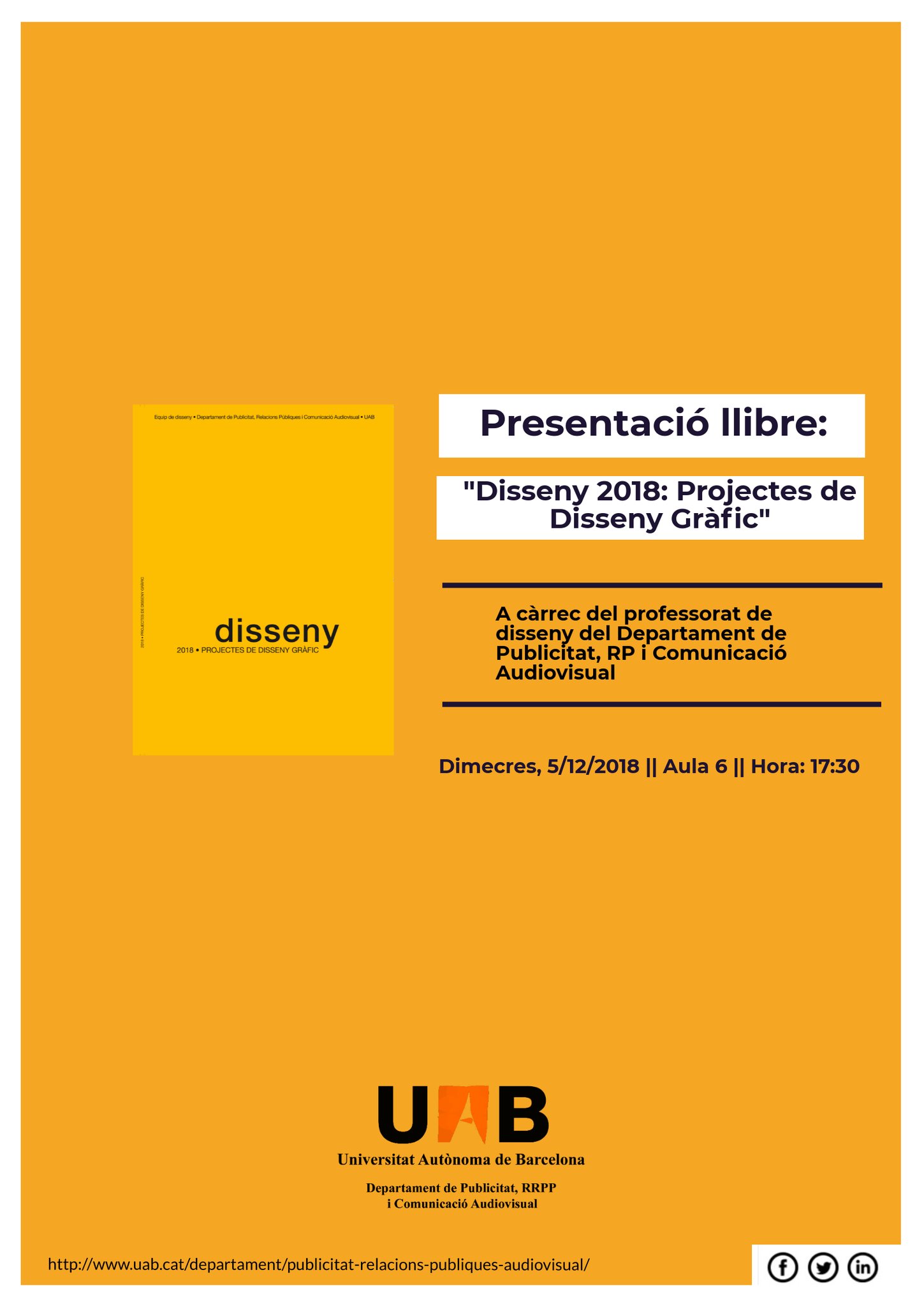 Presentació Llibre Disseny 2018