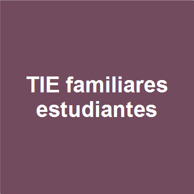 TIE para familiares de estudiantes