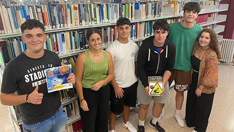 Estudiants EPSI a la Biblioteca de Ciències Socials