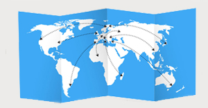 Mapa de destinacions 