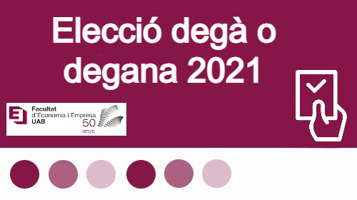 IMG Notícia Elecció degà o degana 2021 FEiE