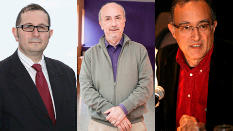 Rafael Arenas, Joan Botella y Salvador Cardús