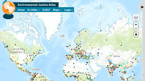 El Atlas Global de Justicia Ambiental reestrena su portal web