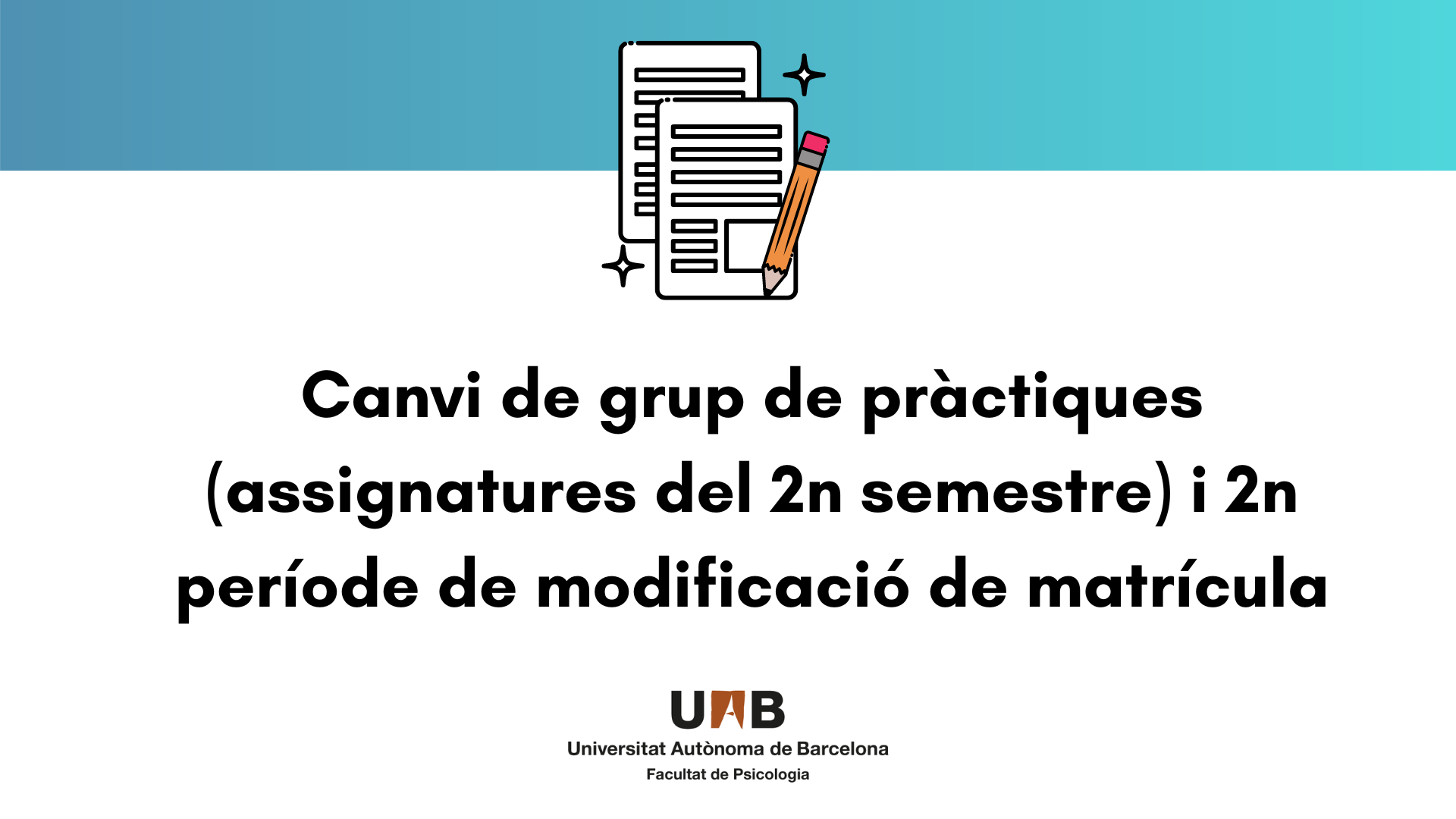 Canvi grup practiques