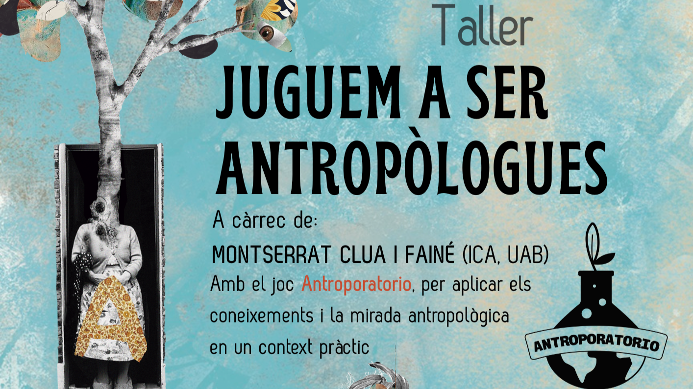 Cartell Taller Juguem a ser antropòlogues