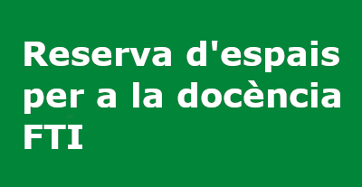 Reserva aules docencia