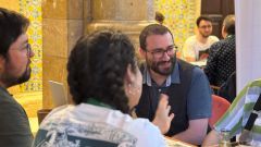 Sala on es celebraven les entrevistes entre estudiants i empreses de l'Arxivística