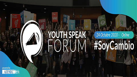 El flyer publicitari de Youth Speak Forum